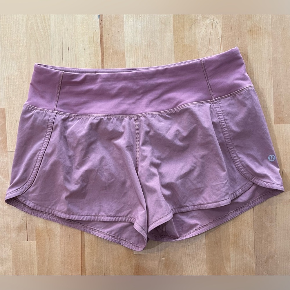 lululemon athletica Rose Pink Athletic Shorts